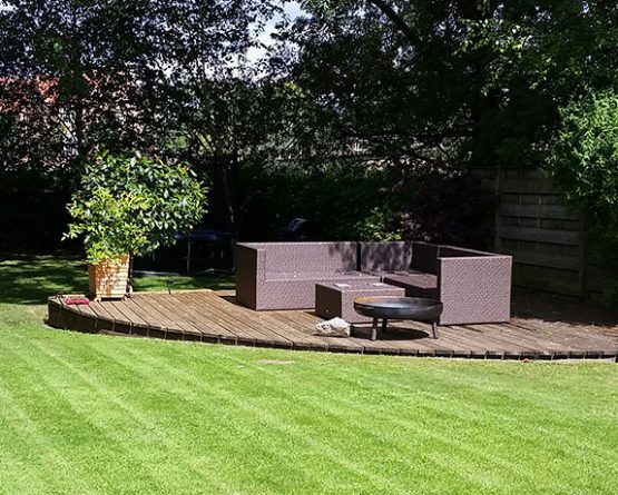 lawn mowing and garden maintenance
